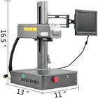 20 Watt 60khz Plastic Fiber Laser Marking Machine With Computer