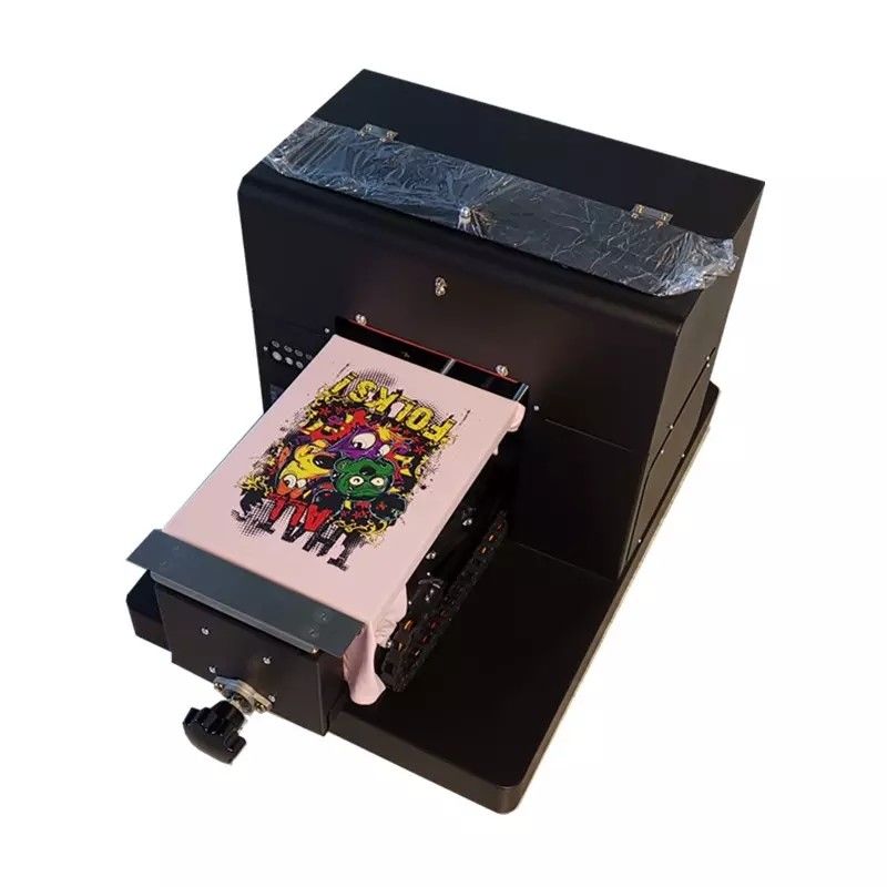 Semi Automatic AC220V 30W DTG A4 Flatbed Printer For T Shirt Paper