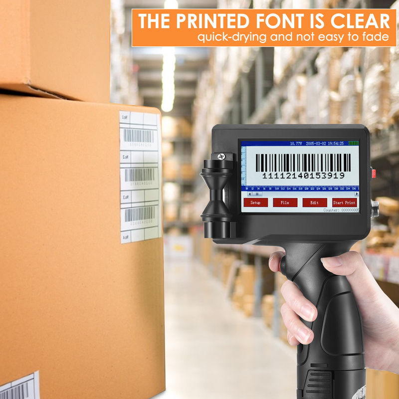 BCX Direct To Wall Printer , 50M/MIN Handheld Inkjet Printer For Paper