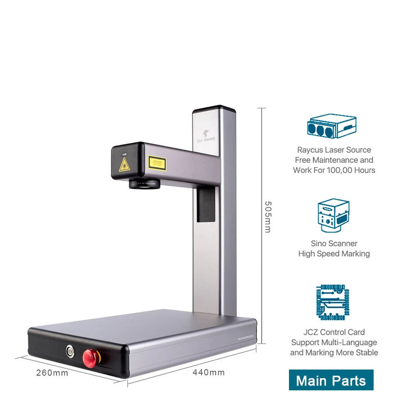 High Speed 240V 1064nm Portable Laser Marking Machine CE Approved