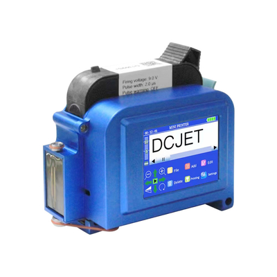 220V Mini Portable Handheld Inkjet Printer Date Printer Touch Screen Coding Machine Suitable for Small T-shirt Printers Labels