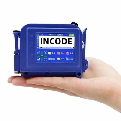 Convenient Battery Powered Handheld Inkjet Printer with Touch Screen and Single Color Printing Dimensions 23.8*12*12.5cm