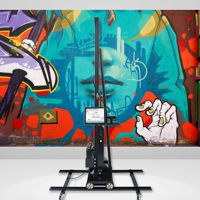 Multicolor 3m*6m 7d Uv Wall Painting Machine Robot Automatic Wall Panel 3d Vertical Mural Printer Printing Machine Wall Printer
