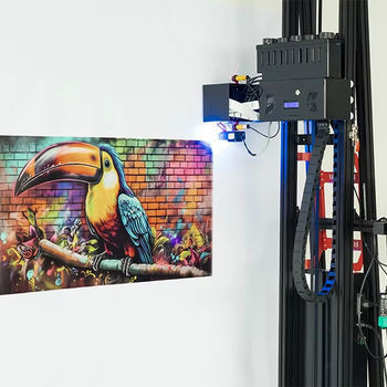 Multicolor 3m*6m 7d Uv Wall Painting Machine Robot Automatic Wall Panel 3d Vertical Mural Printer Printing Machine Wall Printer