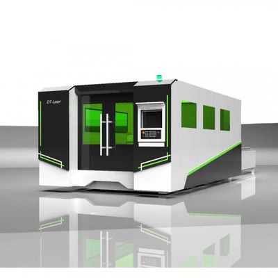 Whole Cover 3000W 120m/Min Fiber Optic Laser Cutter Machine For Metal Tube