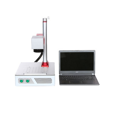 CE Split Fiber Laser Marking Machine , 20W Ring Laser Engraving Machine