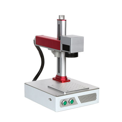 CE Split Fiber Laser Marking Machine , 20W Ring Laser Engraving Machine