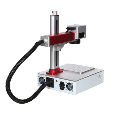 CE Split Fiber Laser Marking Machine , 20W Ring Laser Engraving Machine