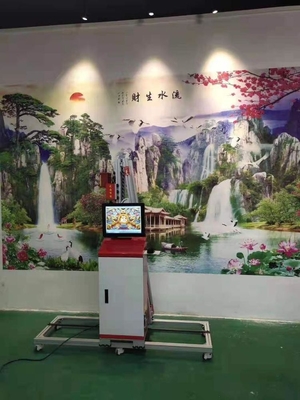 UV INK 3D Vertical Wall Printing Machine For Building Decoration Wallpen Printer