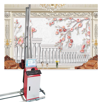UV INK 3D Vertical Wall Printing Machine For Building Decoration Wallpen Printer