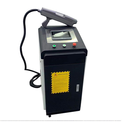 Handheld fiber laser surface rust cleaning laser cleaner on oil/paint