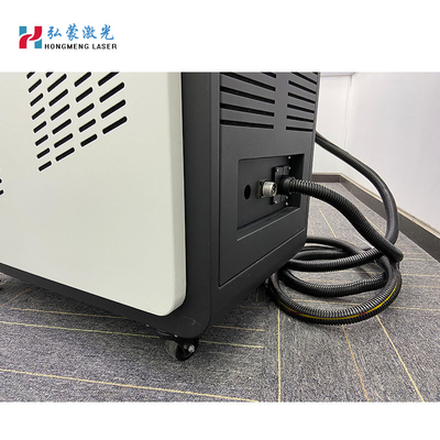 Handheld fiber laser surface rust cleaning laser cleaner on oil/paint