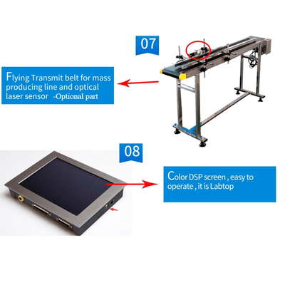 3W 5W 10W UV Flying Laser Marking Machine For Production Line Marking