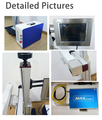 100W Fiber Laser Marking Machine 30w Flight Marking For Metal Acrylic