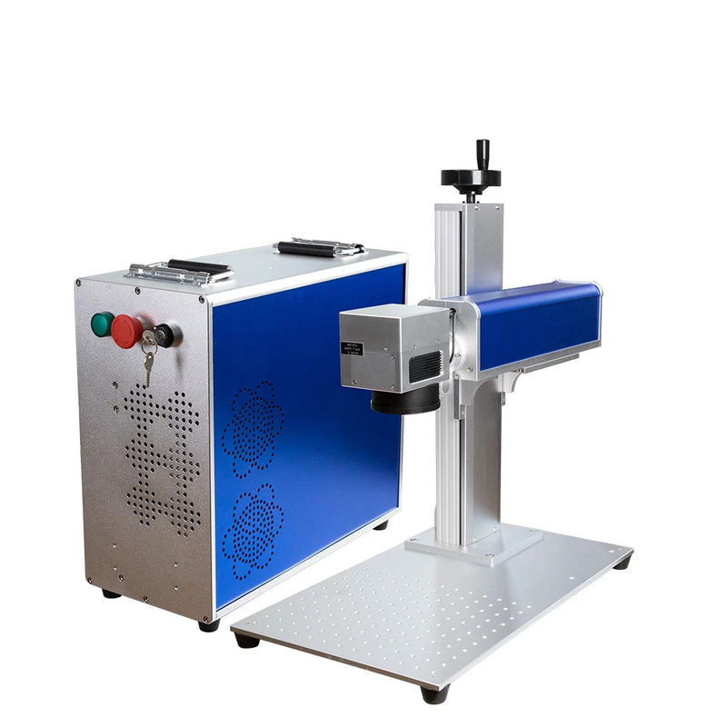 Air Cooling 50W Fiber Laser Marker , 7000mm/S Aluminium Laser Engraver