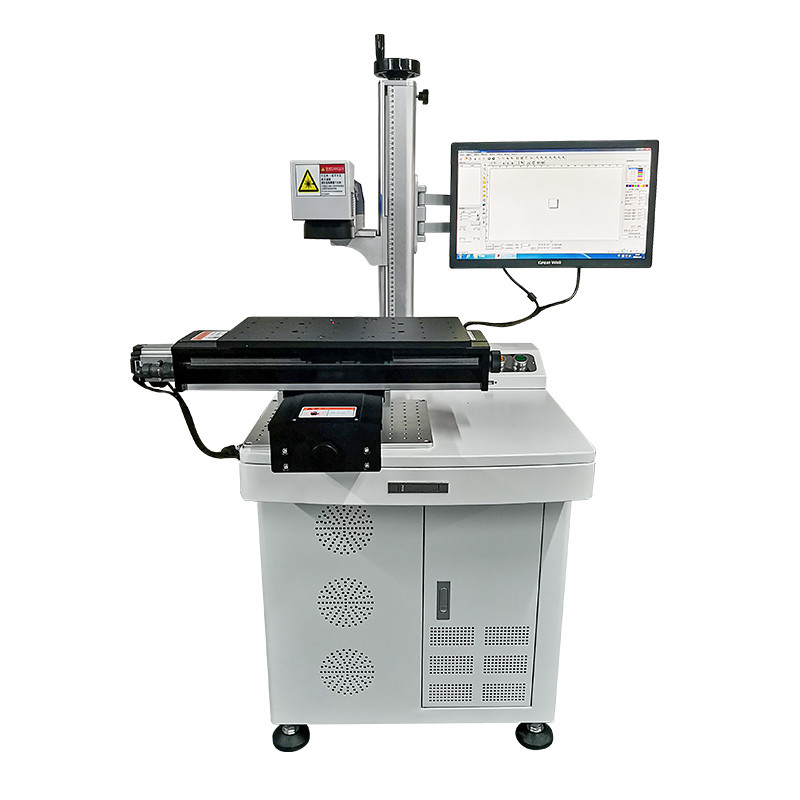 Raycus Mobile Platform Metal Fiber Laser Marking Machine 20W 30W 50W 70W 80W 100W
