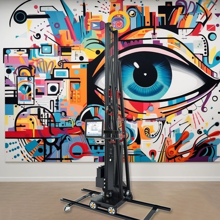 Multicolor 3m*6m 7d Uv Wall Painting Machine Robot Automatic Wall Panel 3d Vertical Mural Printer Printing Machine Wall Printer
