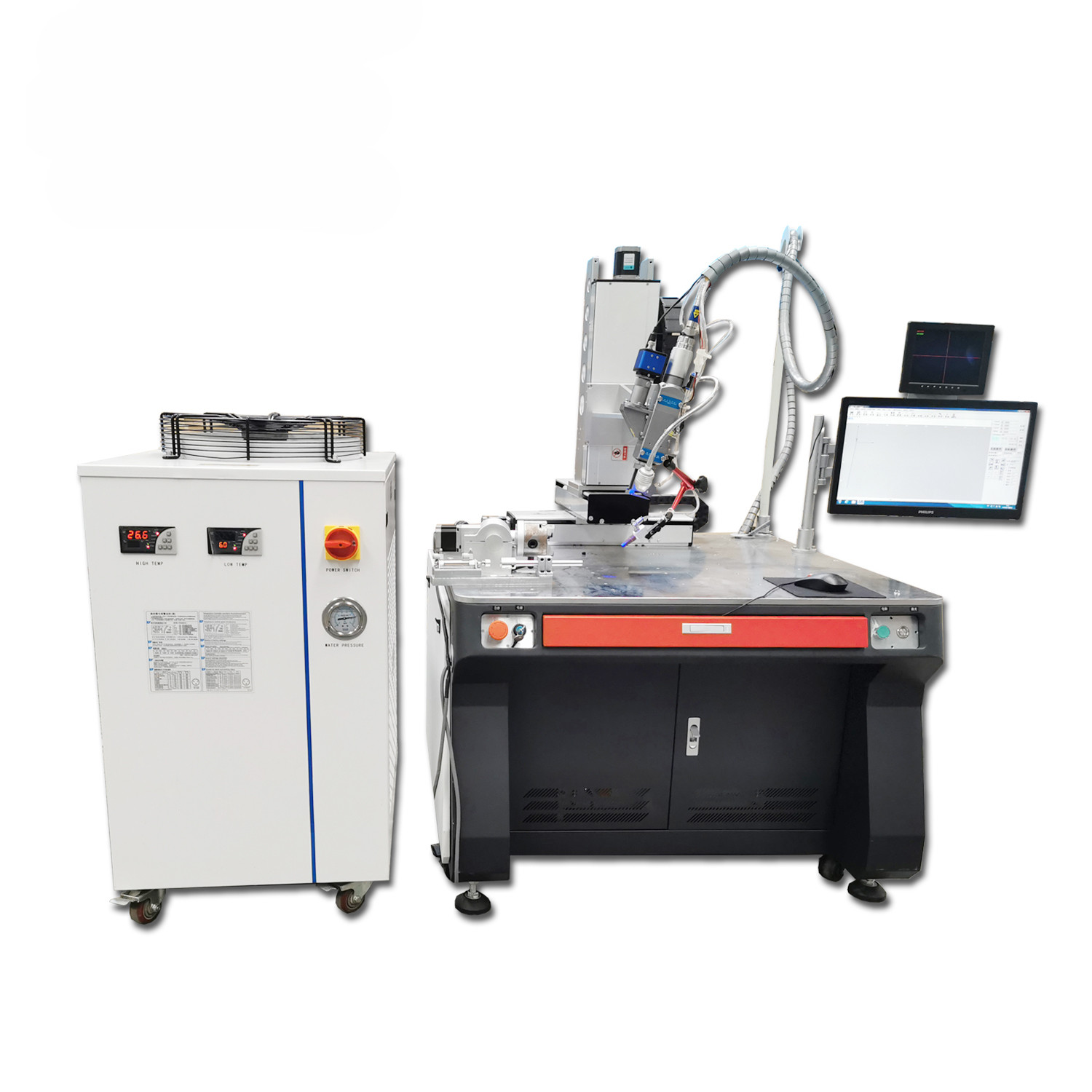 380V Fiber Laser Marking Machine , 1090nm Portable Laser Marker