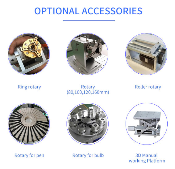 LASER MOPA Laser Marking Machine Laser Marking Metal Materials