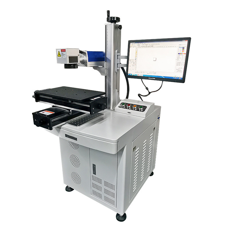 Raycus Mobile Platform Metal Fiber Laser Marking Machine 20W 30W 50W 70W 80W 100W